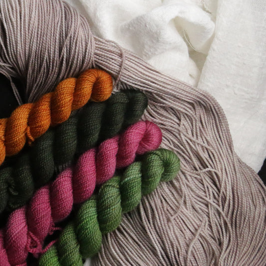 Easy Order Veggies Kit - Fruits and Veggie Club - Soft Sock Fingering OR Plump 85 DK