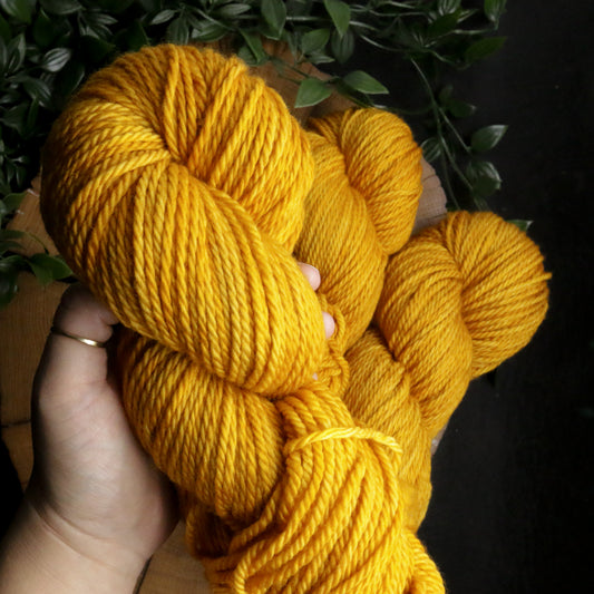 Golden Crisp - Merino Squish - Worsted Weight