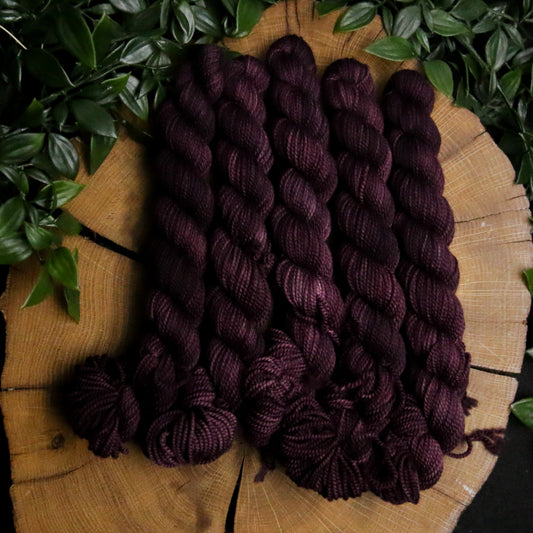Nocturne Plum - 20g Mini - Soft Sock - Fingering Weight