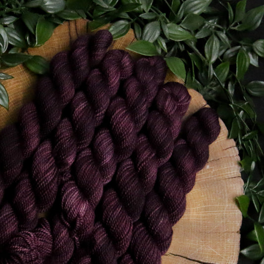 Nocturne Plum - 20g Mini - Soft Sock - Fingering Weight