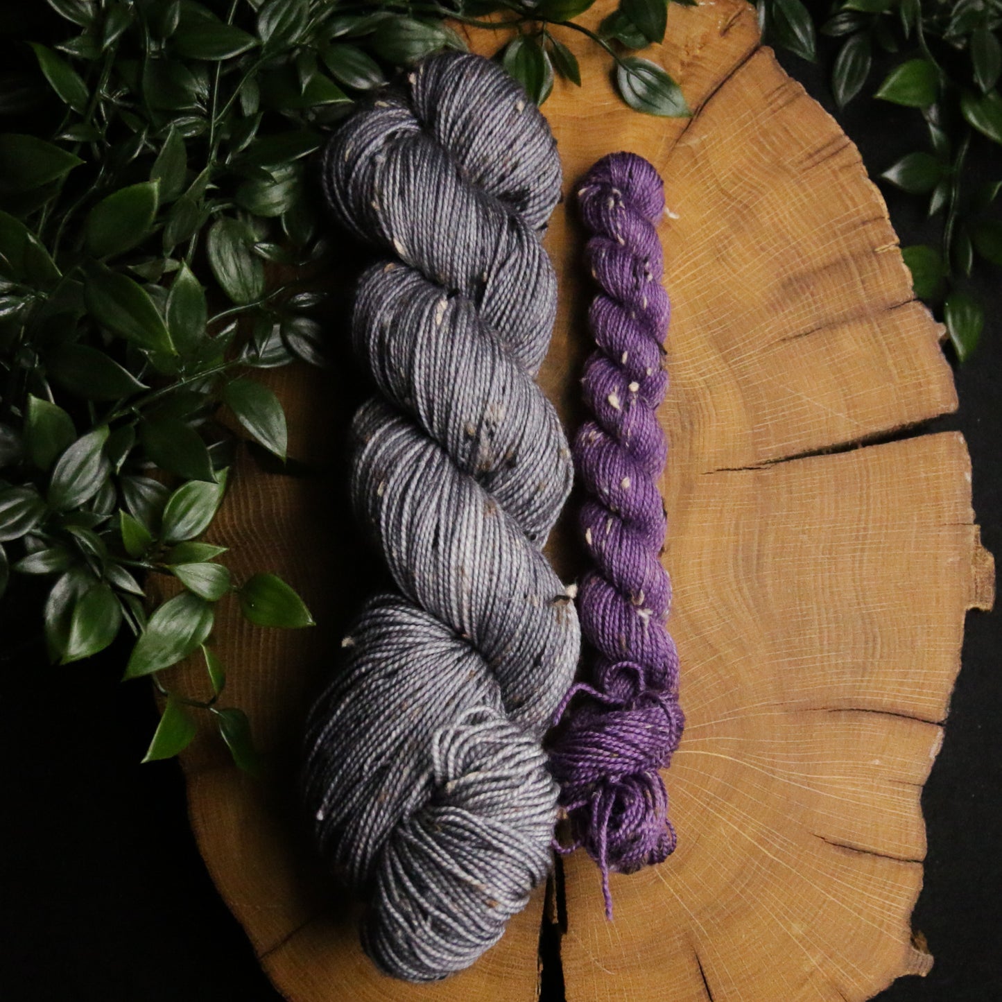 Peekaboo Rainbow - Tweed Sock Set - Fingering Weight
