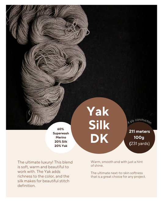 Golden Birch - Yak Silk DK - DK Weight