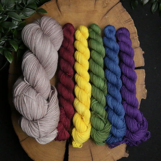 Easy Order Fruit Garden Kit - Soft Sock Fingering OR Plump 85 DK