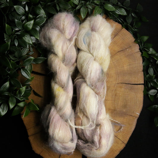 Early Morning Glow - Suri Alpaca Lace - Lace Weight