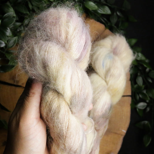 Early Morning Glow - Suri Alpaca Lace - Lace Weight