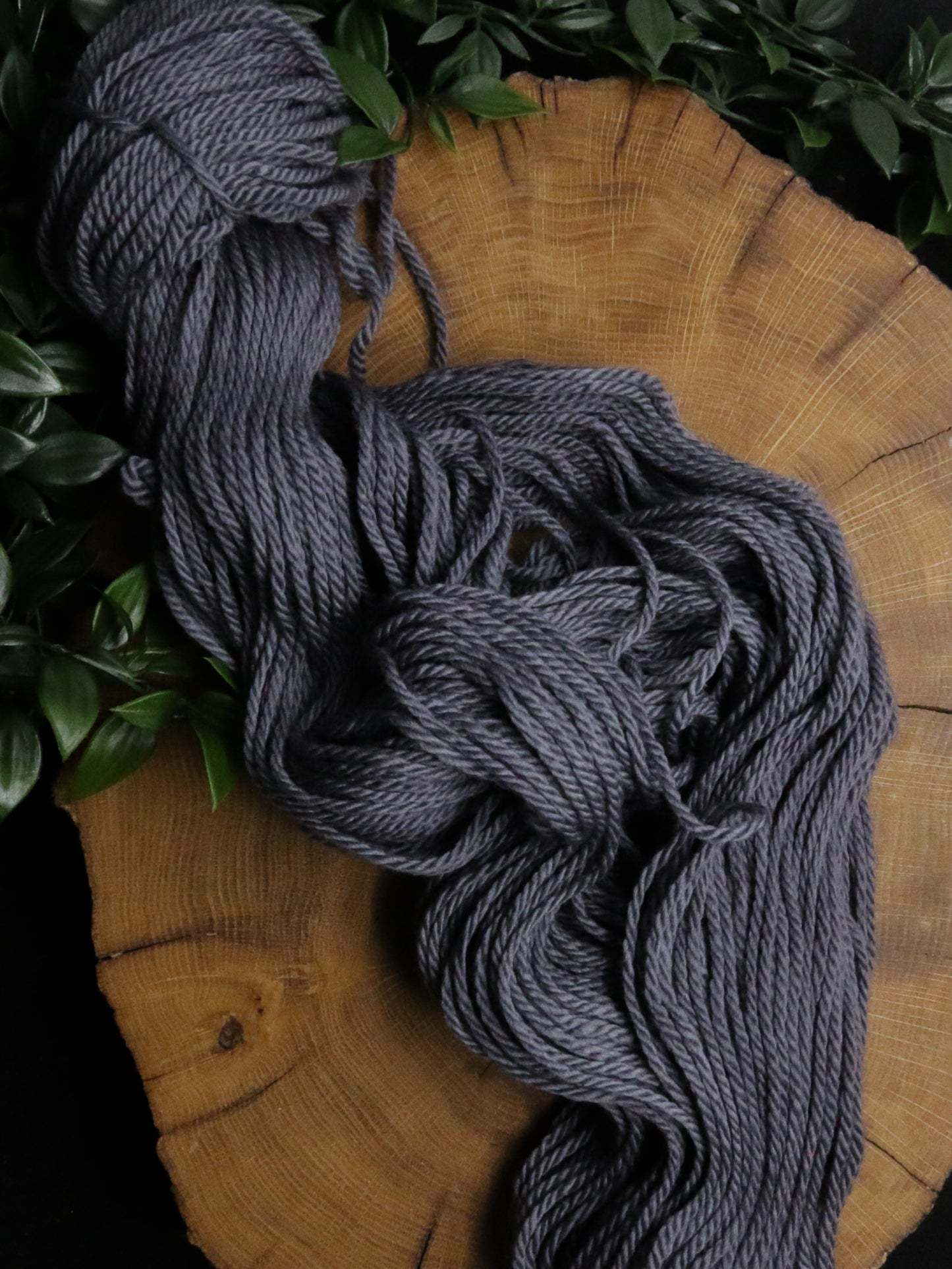 Just a Black - Non-Superwash - Worsted Weight