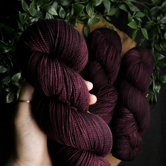 Nocturne Plum - Sweater Quantity and Dyed to Order