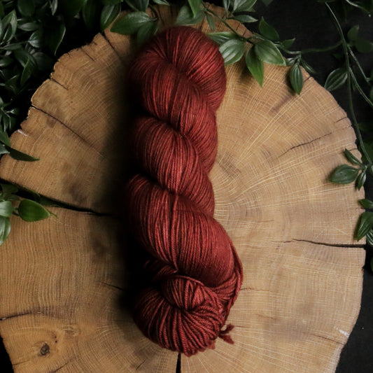 Copper Redwood *dark* - Merino Squish - Fingering Weight