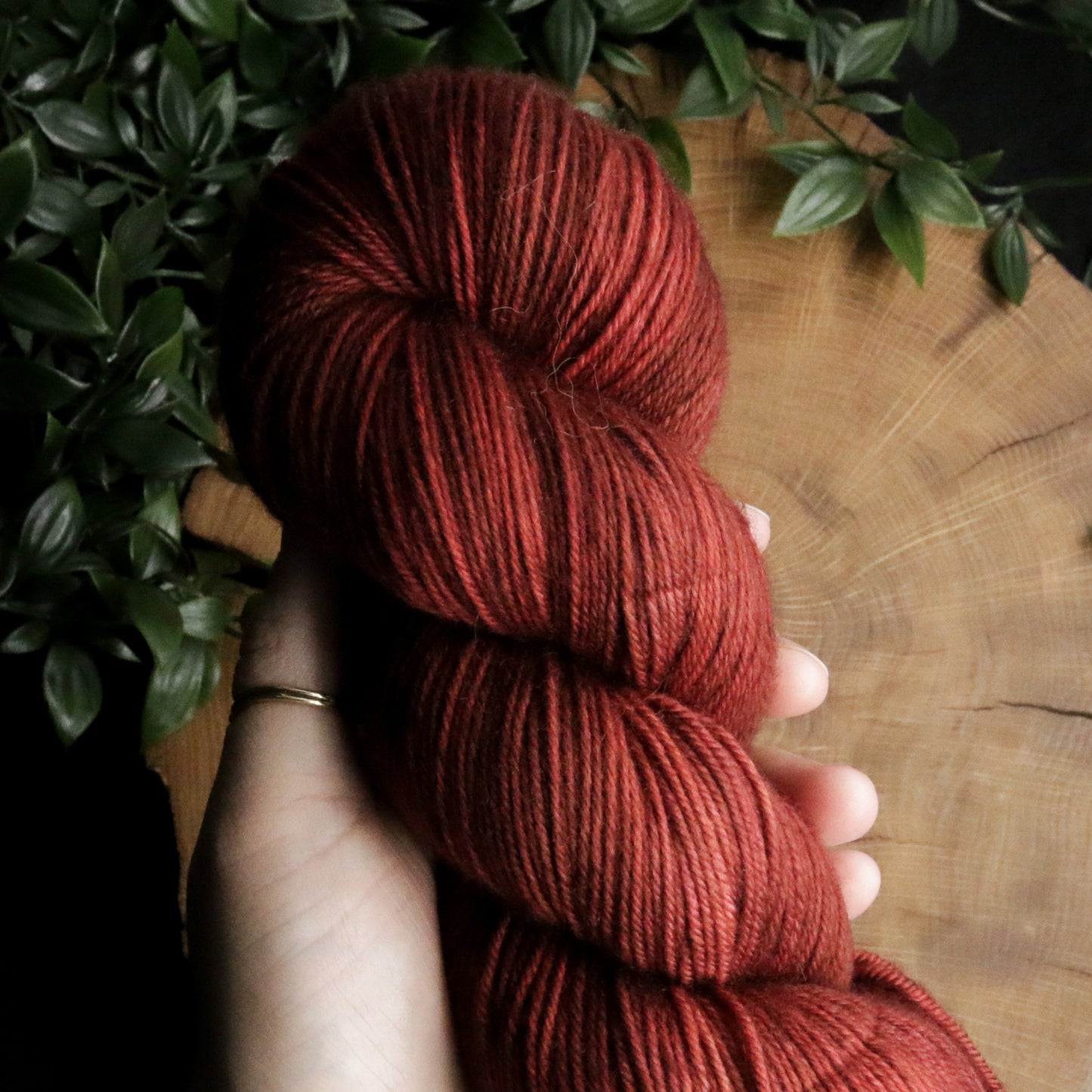 Copper Redwood *dark* - Merino Squish - Fingering Weight