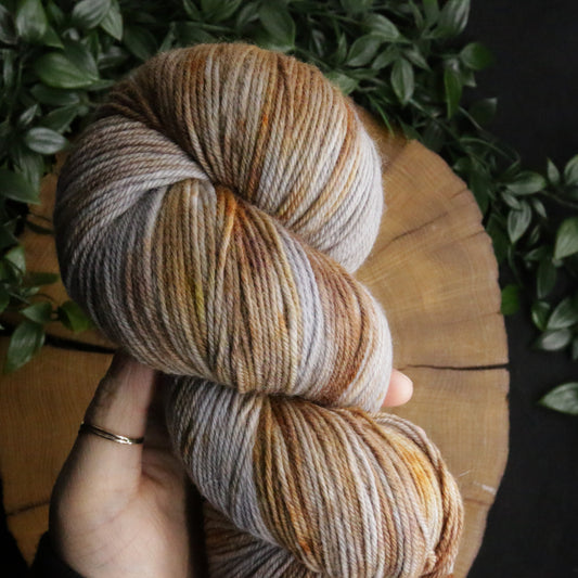 Smores & Ashes - Non-Superwash Fingering - Off the Beaten Path Collection