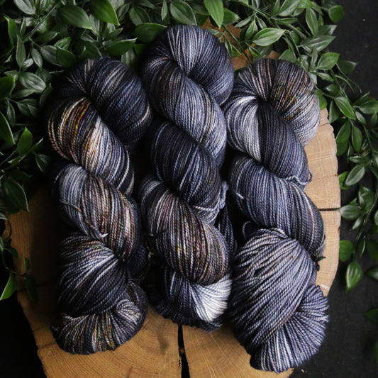 Black Jasper - Soft Sock - Fingering Weight