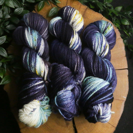 Starry Night - Merino Squish  - Worsted Weight