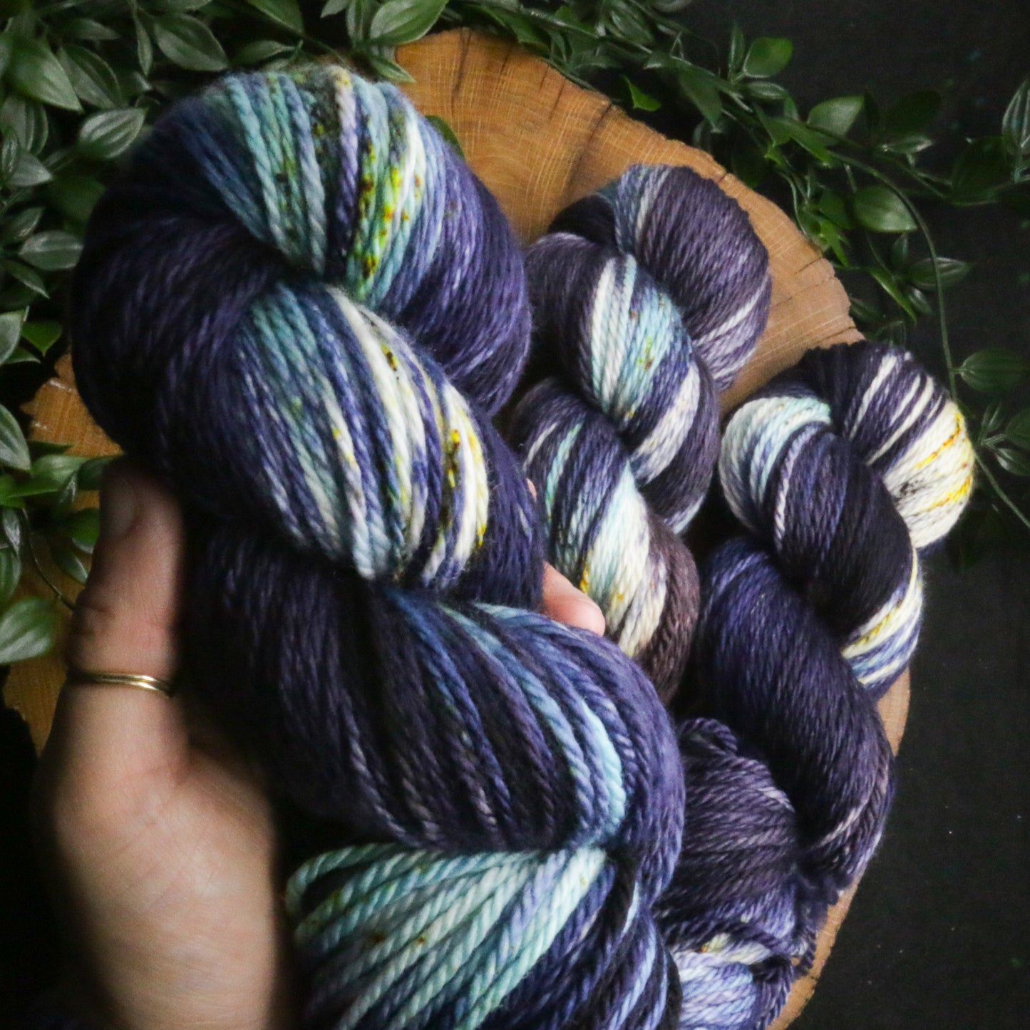 Starry Night - Merino Squish  - Worsted Weight