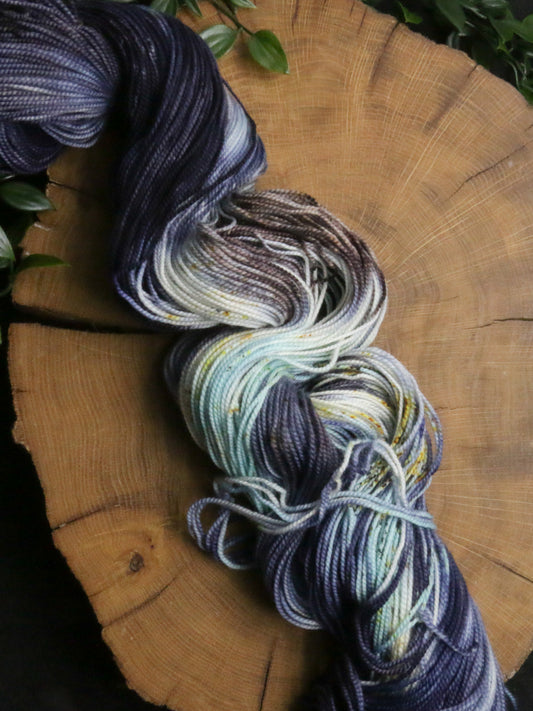 Starry Night - Soft Sock - Fingering Weight