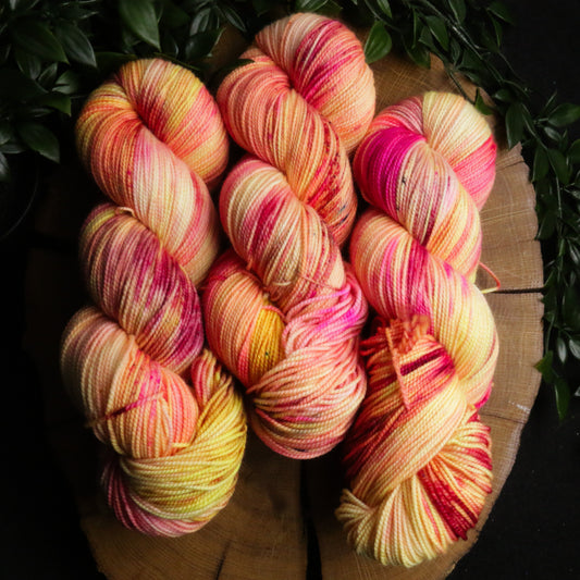 Strawberry Lemonade - Soft Sock - Fingering Weight