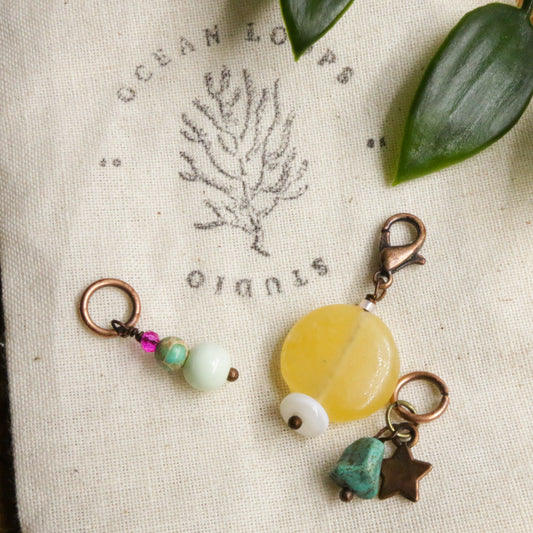 Solstice Summer - Ocean Loops Studio - Stitch Markers