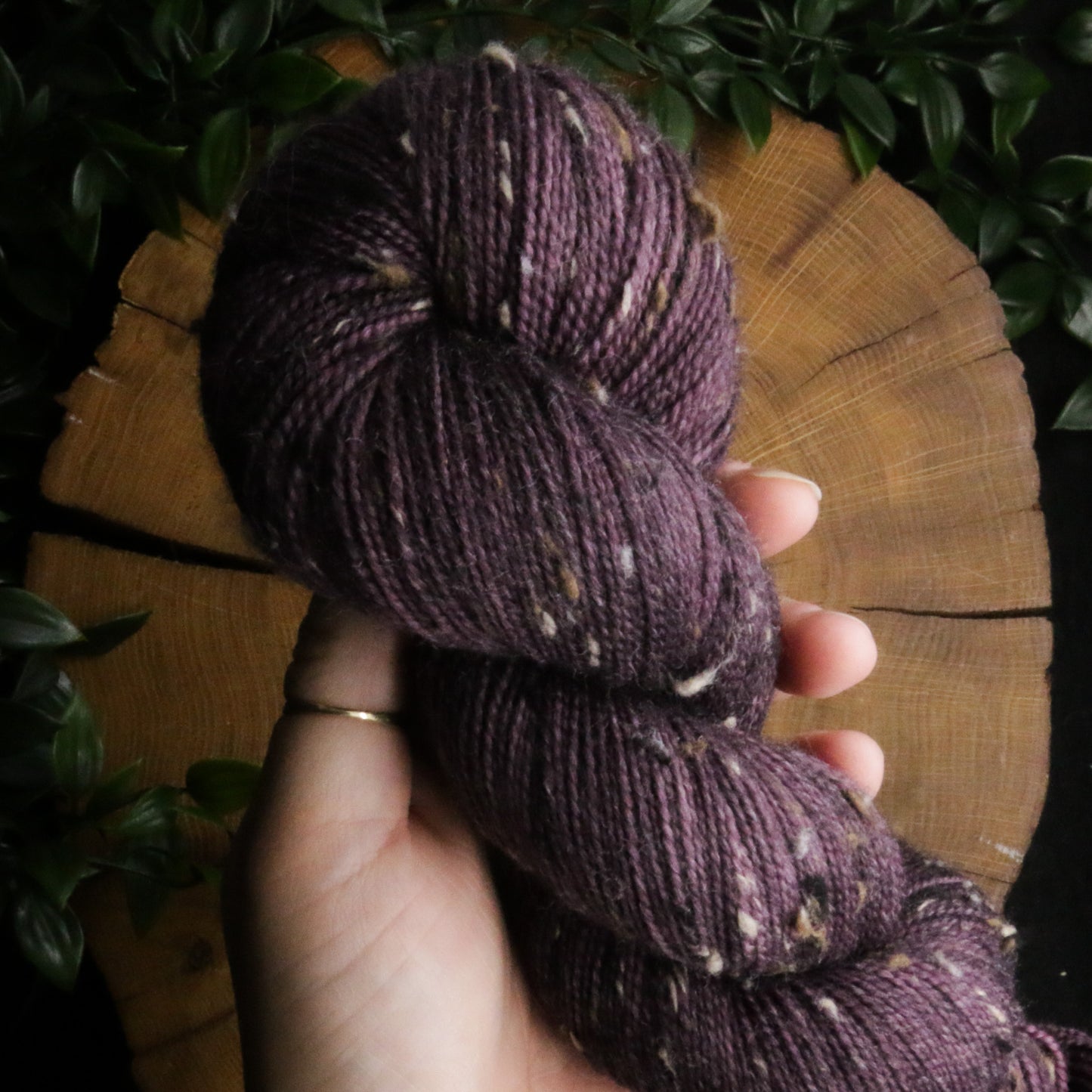 Rum Raisin - Tweed Fingering Weight