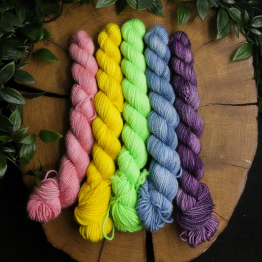 One of a Kind Mini Set #13 - Soft Sock - 20g - Fingering Weight