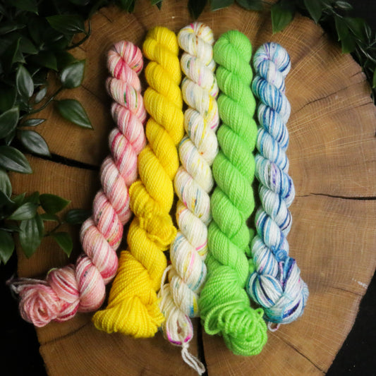 One of a Kind Mini Set #37 - Soft Sock - 20g - Fingering Weight