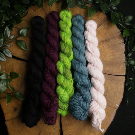 One of a Kind Mini Set #56 - Soft Sock - 20g - Fingering Weight