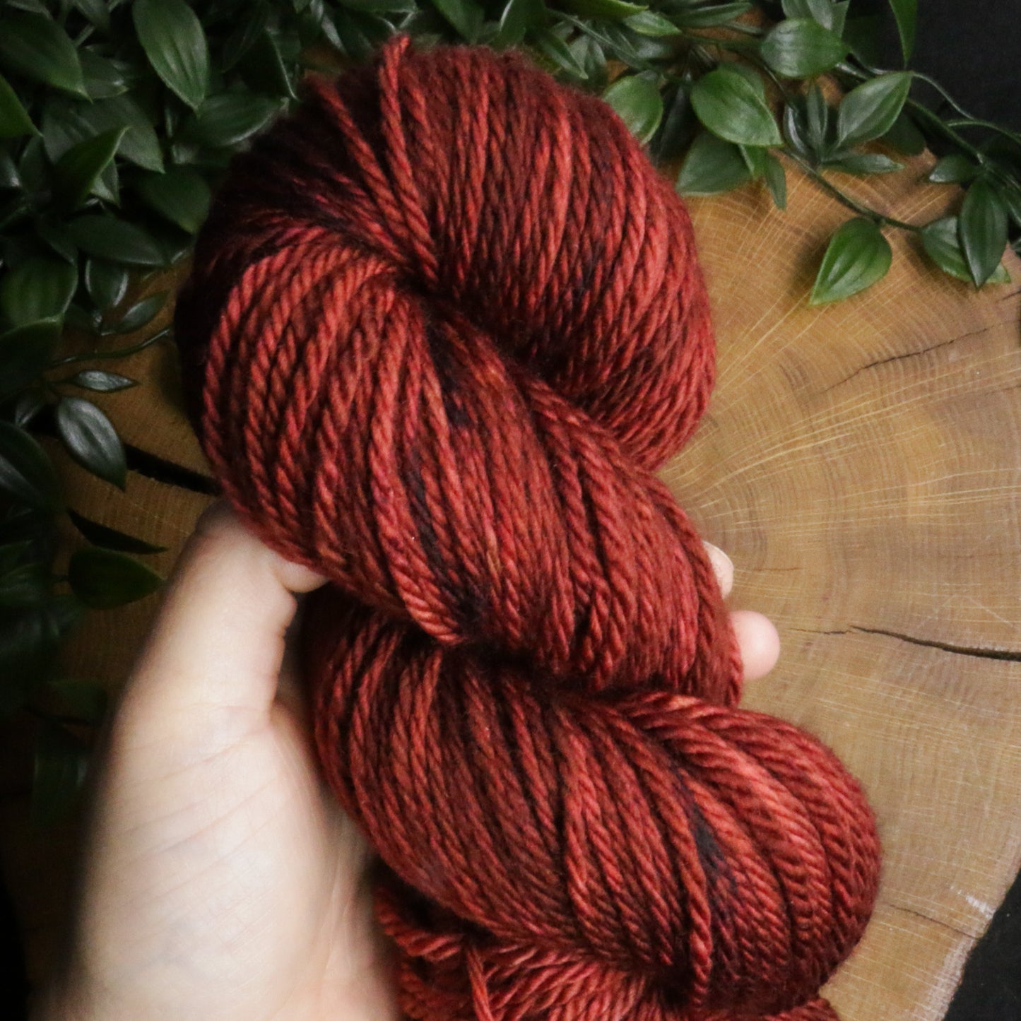 Copper Redwood- Merino Squish  - Worsted Weight