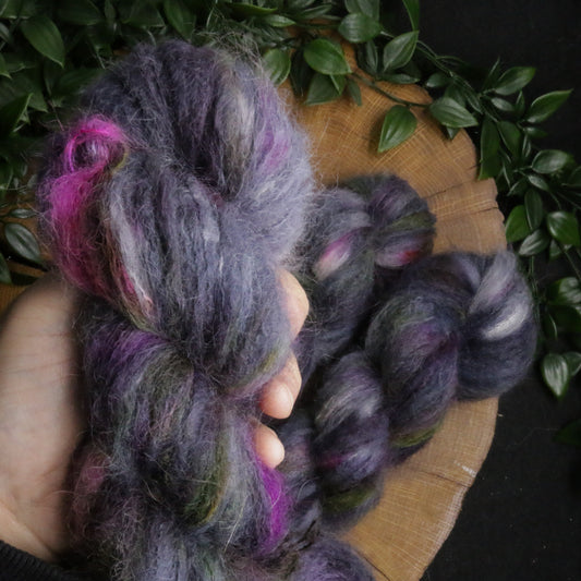 Wildflowers at Night - Suri Alpaca Lace - Lace Weight