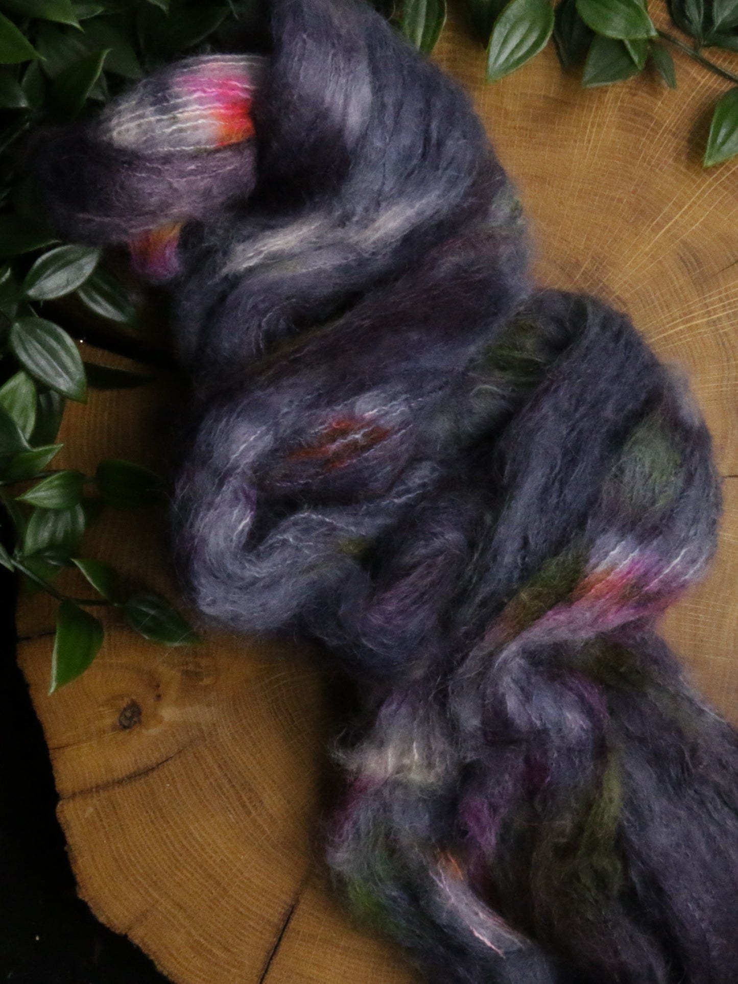 Wildflowers at Night - Suri Alpaca Lace - Lace Weight