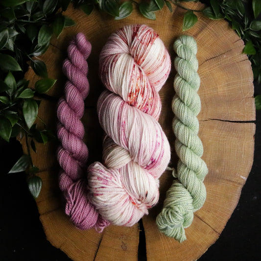 Cherry Blossom - Sock Set - Soft Sock - Fingering Weight