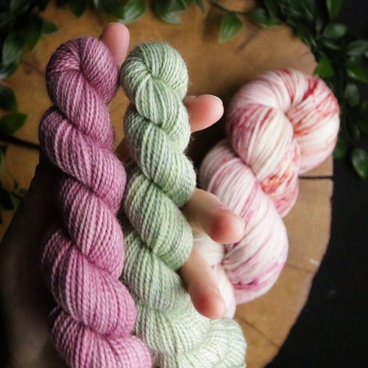 Cherry Blossom - Sock Set - Soft Sock - Fingering Weight