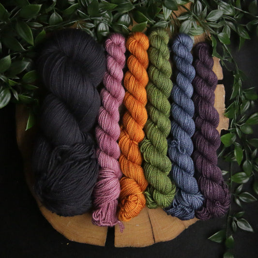 Dark Other Side of the Rainbow - Plump 85 - DK Weight Set (100g + 5x20g)