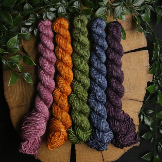 Moody Rainbow Set - Soft Sock - Fingering Weight Set