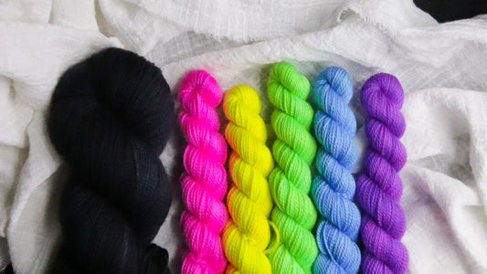 Dark Taste the Rainbow - Soft Sock - Fingering Weight Set (100g + 5x20g)