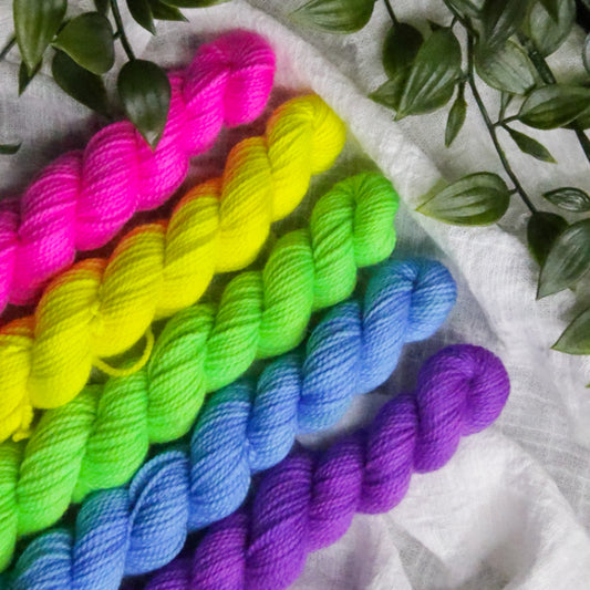 Rainbow Brights Set - Soft Sock - Fingering Weight Set