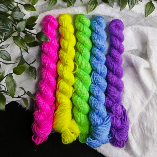 Rainbow Brights Set - Soft Sock - Fingering Weight Set
