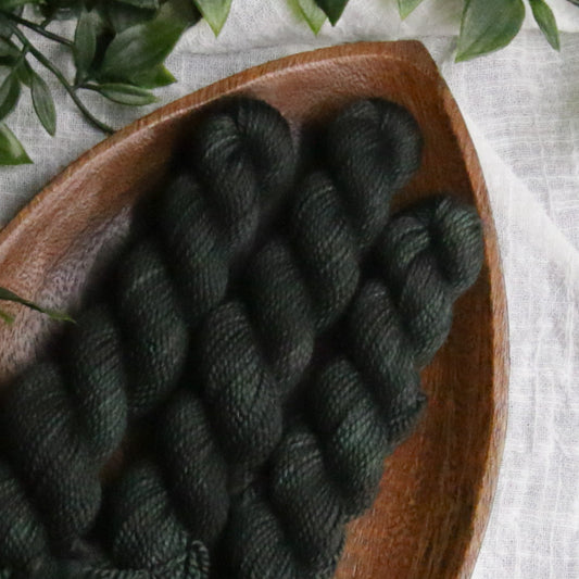 Every Design + Melons DARK - Fruits and Veggies - Soft Sock Fingering OR Plump 85 DK - 20g mini