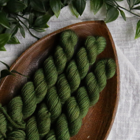 Every Design + Melons LIGHT - Fruits and Veggies - Soft Sock Fingering OR Plump 85 DK - 20g mini