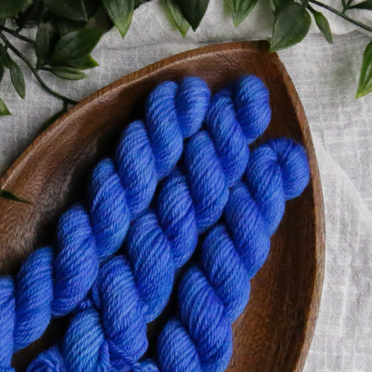 Blueberries and Blackberries - Fruits and Veggies - Soft Sock Fingering OR Plump 85 DK - 20g mini