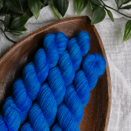 Blueberries and Blackberries - Fruits and Veggies - Soft Sock Fingering OR Plump 85 DK - 20g mini