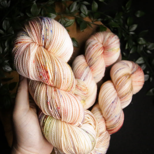 Dancing Among the Wildflowers - Soft Sock - Fingering Weight