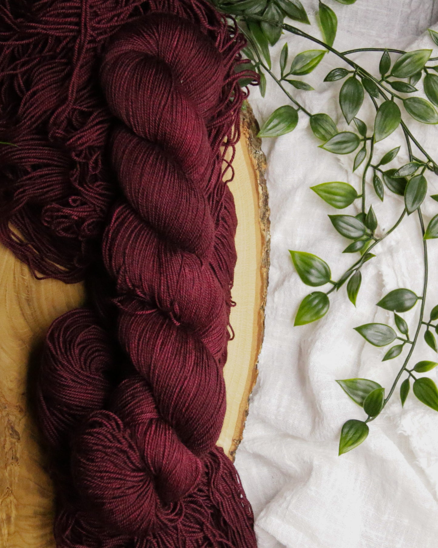 Red Currant - Yak Sock - Fingering Weight