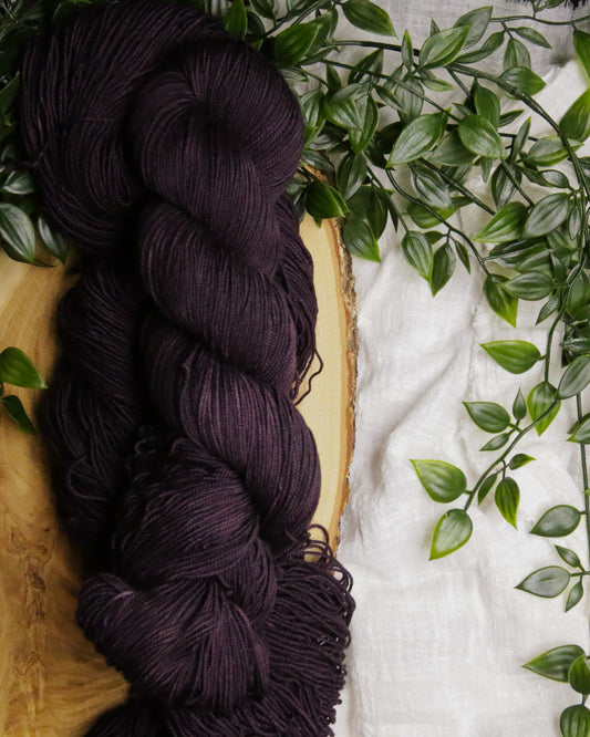 Wild Bramble - Sweater Quantity and Dyed to Order - Yak Sock - Fingering Weight