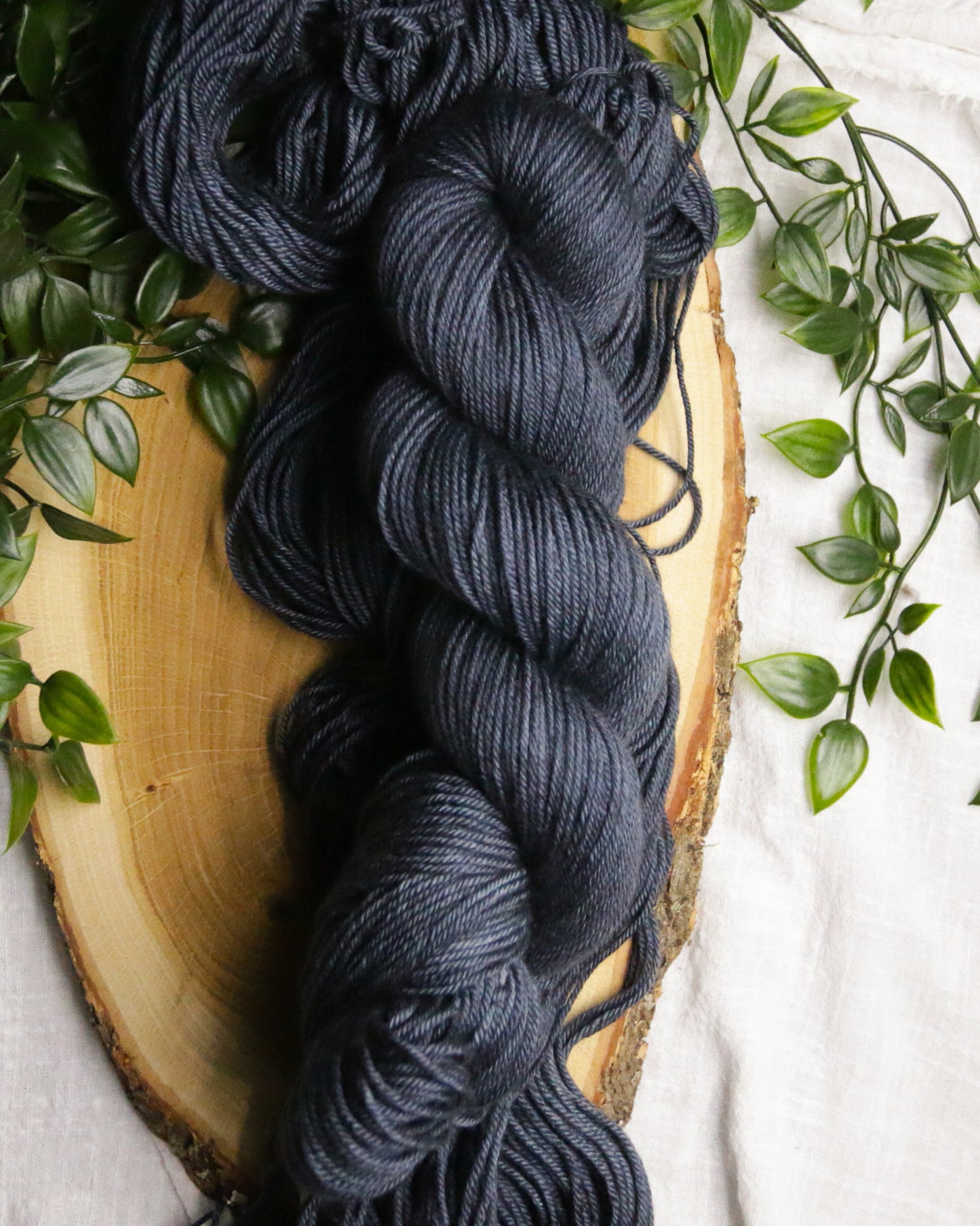 Stonewashed Sky - Sweater Quantity and Dyed to Order - Yak Silk DK - DK Weight