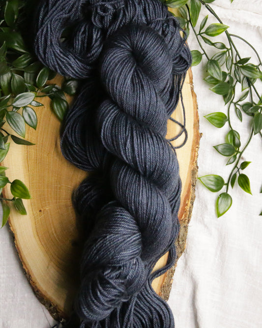 Stonewashed Sky - Sweater Quantity and Dyed to Order - Yak Silk DK - DK Weight