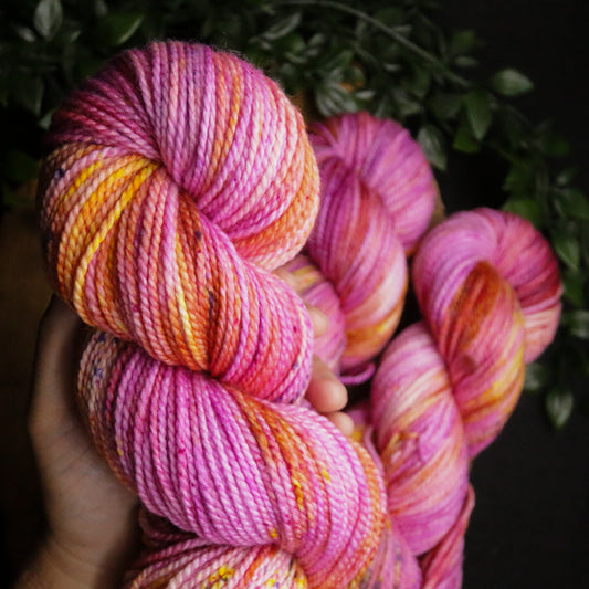 Dye Sink Skein - Silk Twist 2-Ply - DK Weight