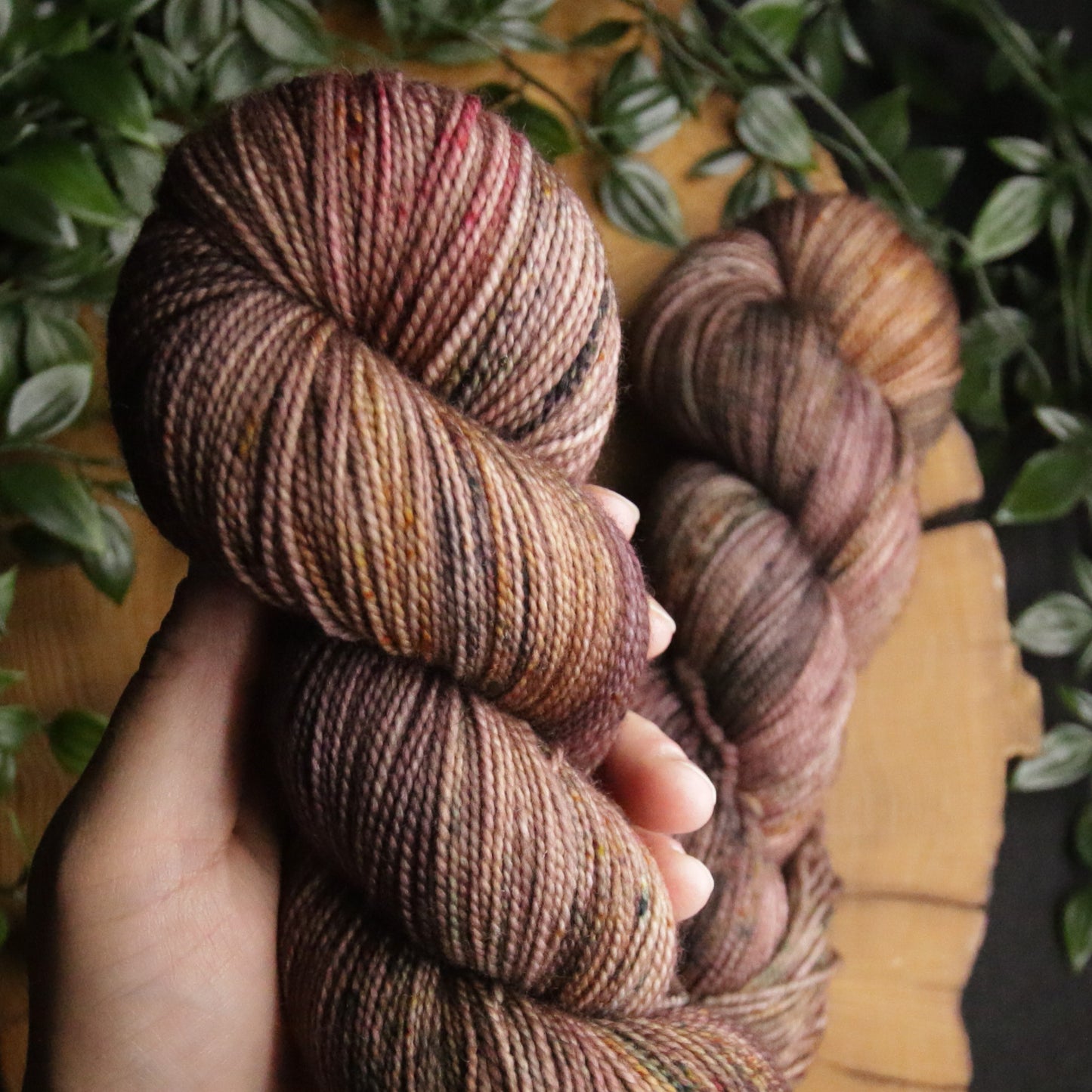 Autumn Embers (Trial #2) - Soft Sock - Fingering Weight