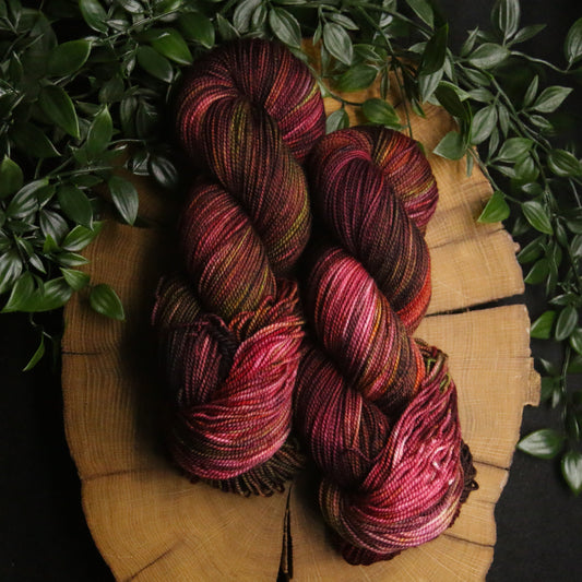 Cuddled by the Fire - Soft Sock Fingering - In Stock - November Cozy Corners