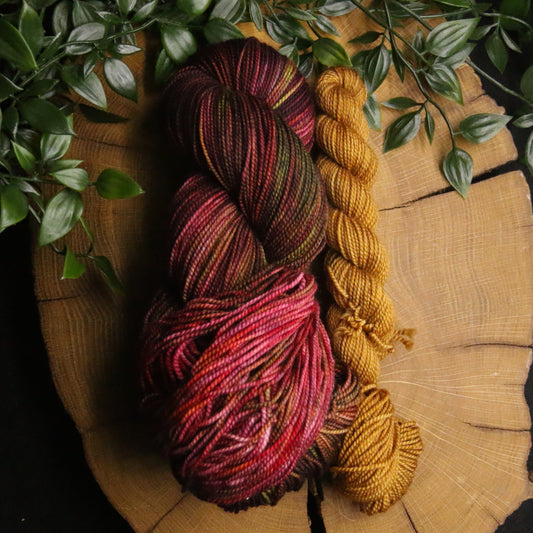 Cuddled by the Fire - Sock Set - Soft Sock Fingering - Cozy Corners Club