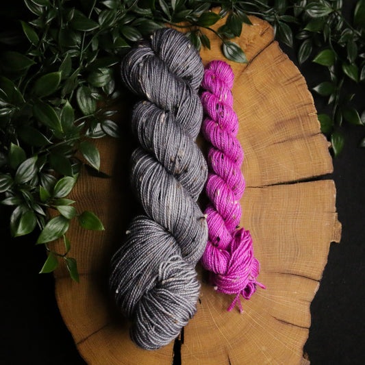 Peekaboo Rainbow - Tweed - Fingering Weight