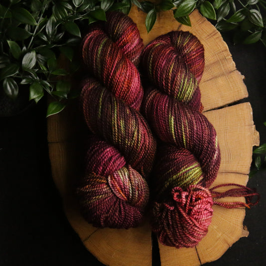 Cuddled by the Fire - Silk Twist 2-Ply - DK Weight - Cozy Corners Club