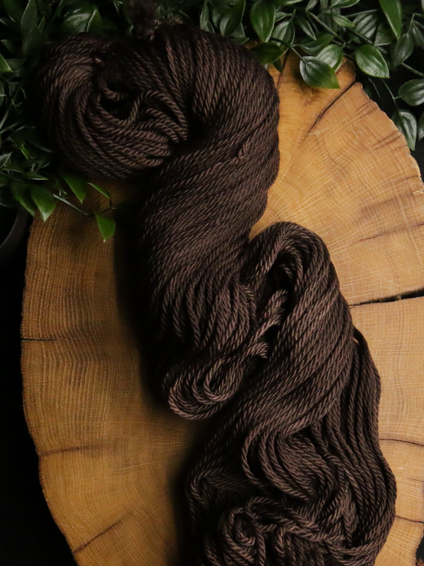 Bitter Chocolate - Merino Squish  - Worsted Weight
